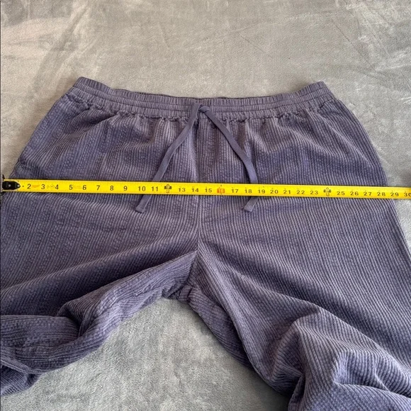 NWOT Lucy & Yak Norris Wide Leg Cotton Corduroy Purple Trousers - Picture 13 of 15